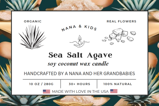 Sea Salt Agave Candle - All Natural