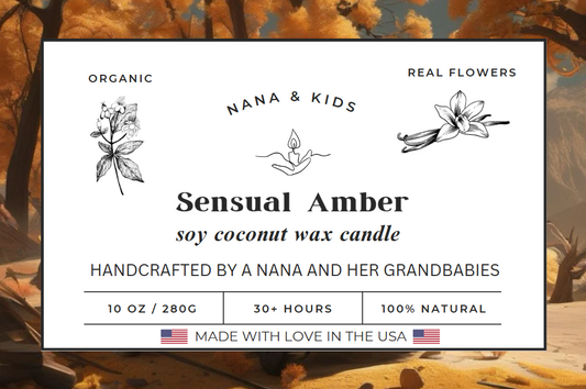 Sensual Amber Candle - All Natural