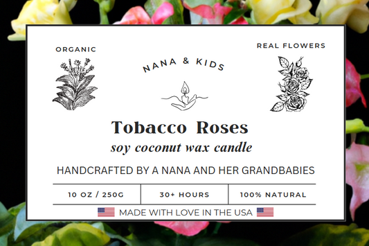 Tobacco Roses Candle - All Natural