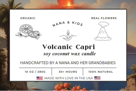 Volcanic Capri Candle - All Natural